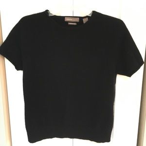 Cashmere short sleeve top